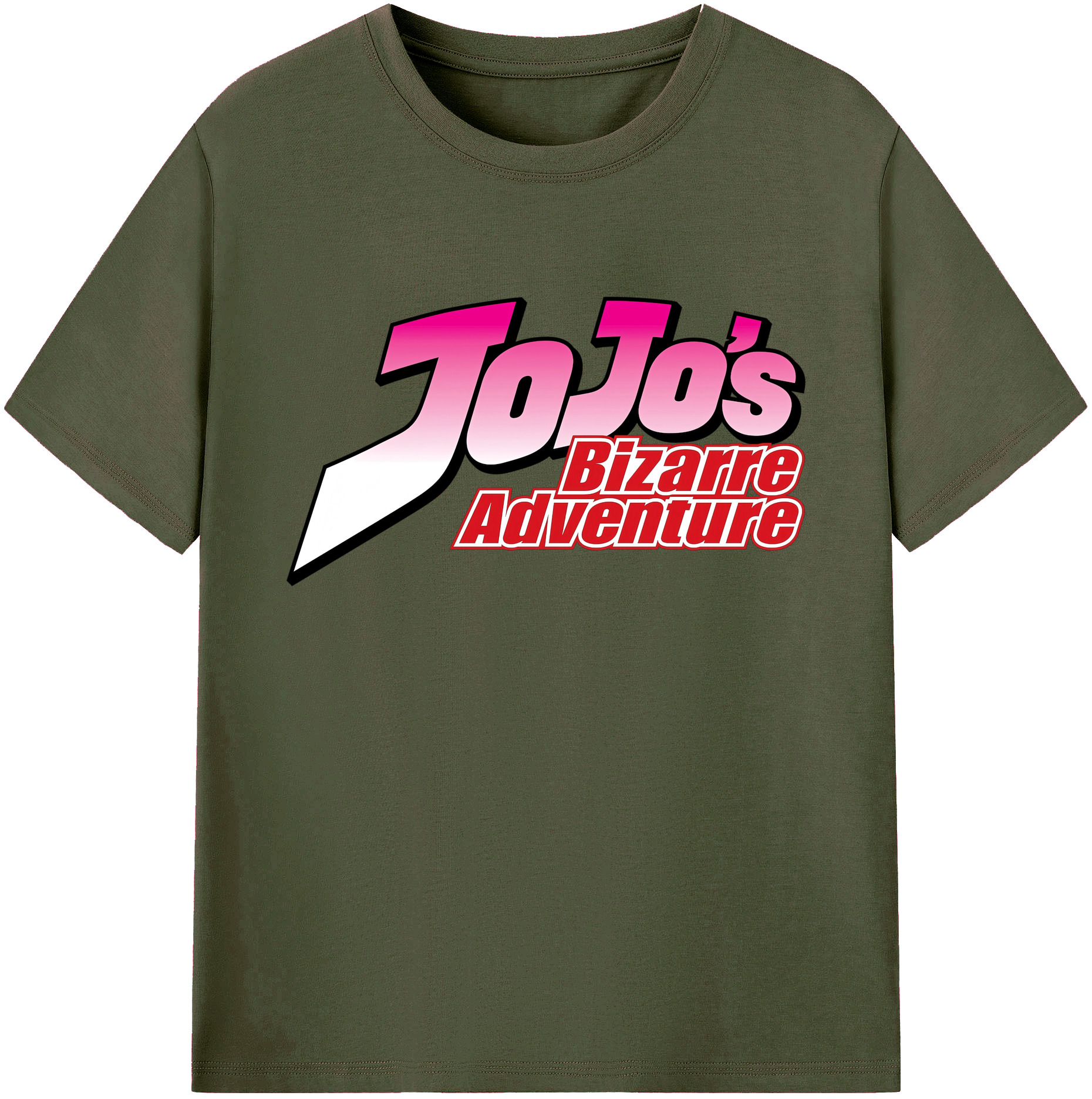（画像用） ジョジョの奇妙な冒険 JoJo's Bizarre Adventure 綿100％ メンズ半袖Tシャツ｜肌触りやわらか＆通気性